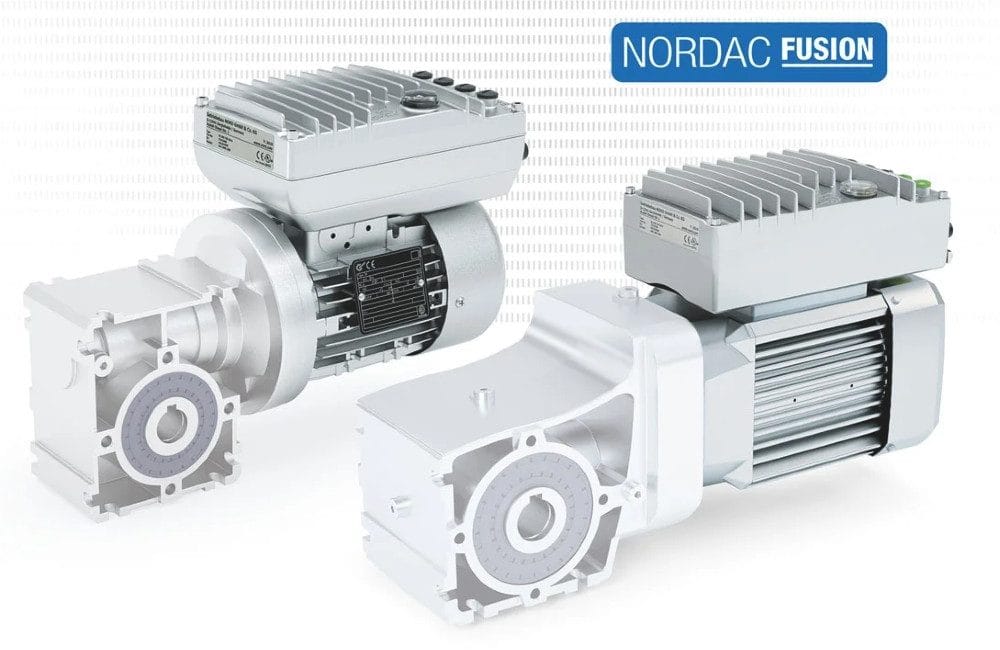 NORDAC FUSION: Højtydende enhed bestående af motor og omformer