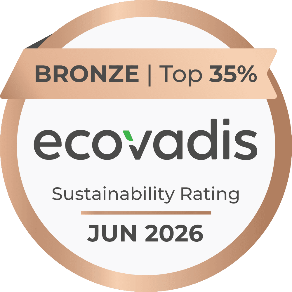 Bæredygtighed: ODU modtager EcoVadis bronzemedalje og placerer sig blandt de øverste 35 %