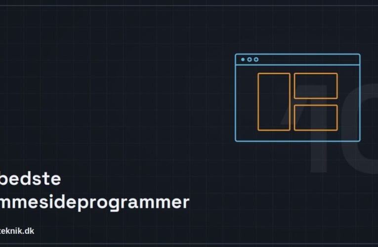 de bedste hjemmesideprogrammer