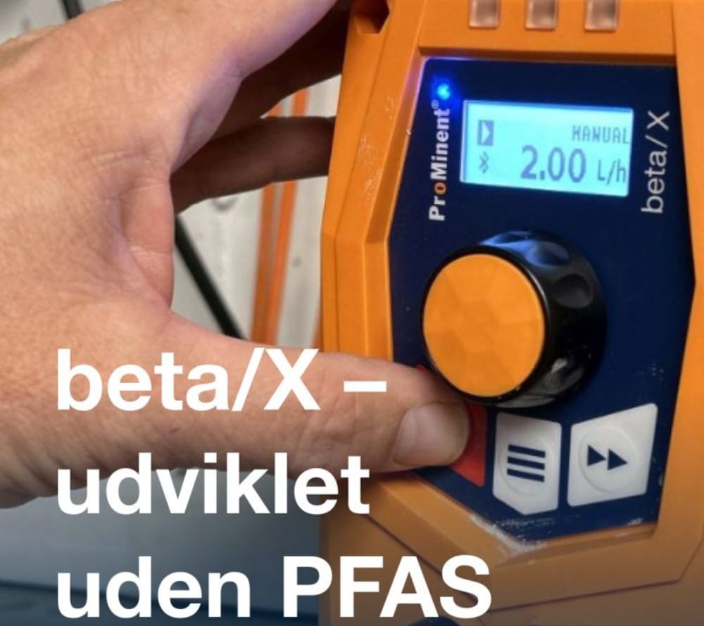 Denne doseringspumpe er udviklet helt uden PFAS