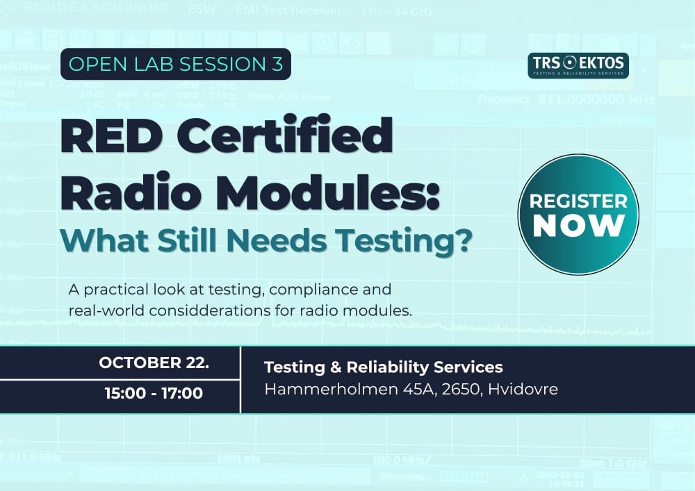 RED-Certified Radio Modules: What Still Needs Testing?
