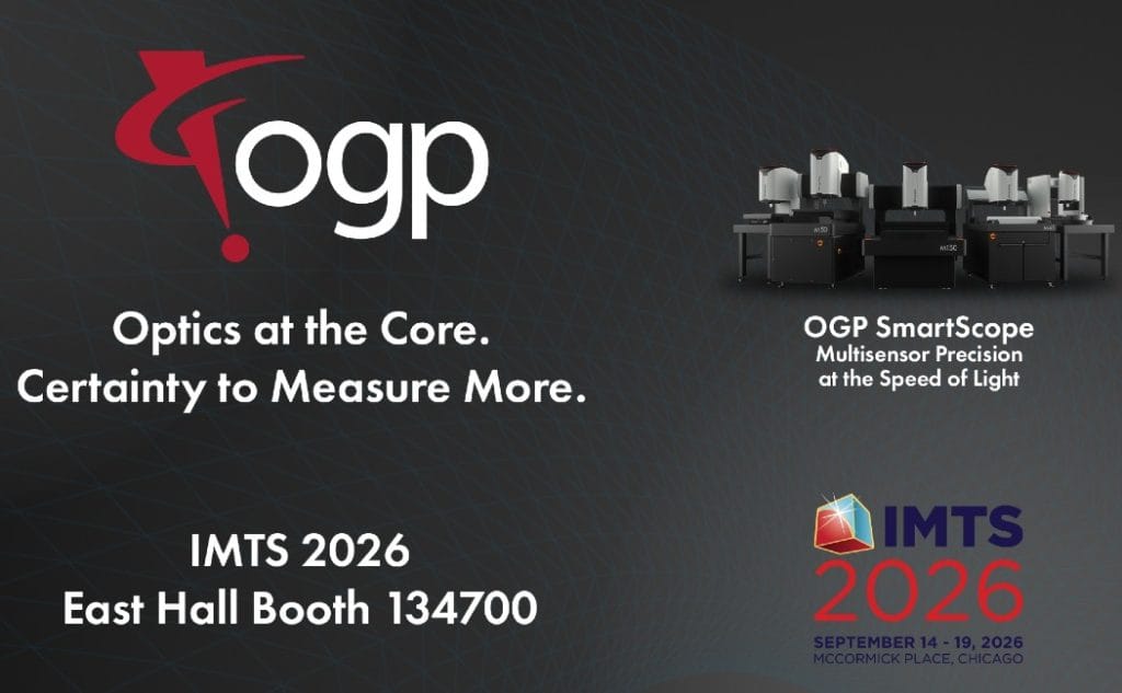 OGP præsenterer ”Optics at the Core. Certainty to Measure More.” på IMTS 2026