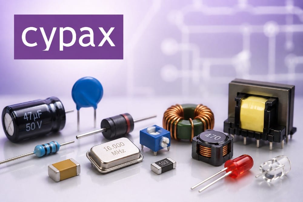 Cypax – bredt udvalg af passive elektronikkomponenter til industrien