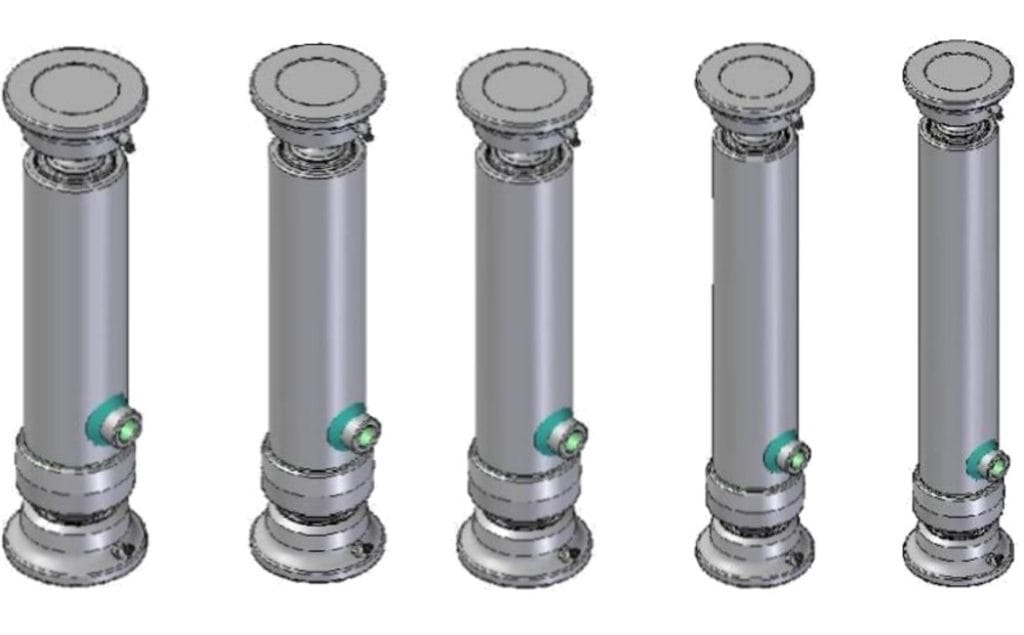 TAON Hydraulik tilbyder nu kugle-kugle teleskopcylindre til hydrauliske løfte- og tipfunktioner