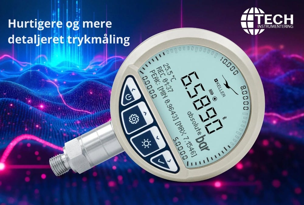 Hurtigere og mere detaljeret trykmåling