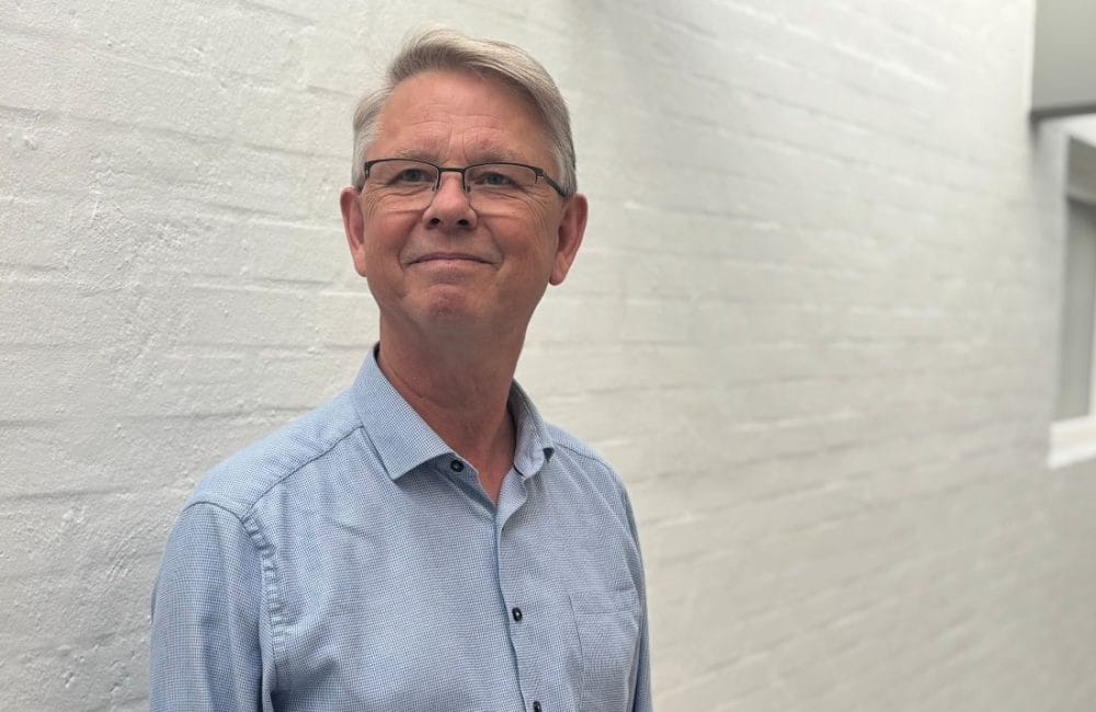 Lars Baungaard har været en del af Nordisk Wavin A/S siden 1986 og kan den 1. oktober fejre 40-års jubilæum. I dag er han nordisk kvalitets- og miljøchef. Foto Wavin