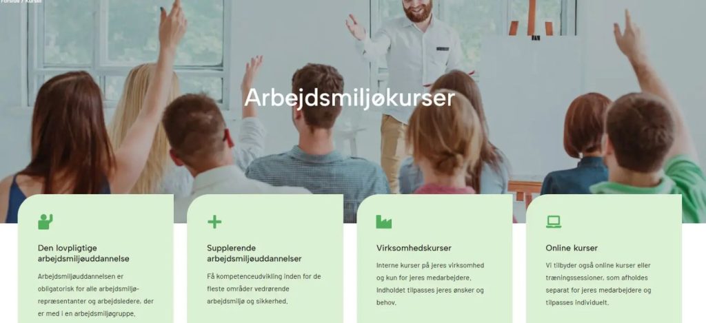 Er du arbejdsmiljørepræsentant eller arbejdsleder, skal du have gennemført den lovpligtige arbejdsmiljøuddannelse senest 3 måneder efter, at du er tiltrådt som medlem af virksomhedens arbejdsmiljøorganisation (AMO).
