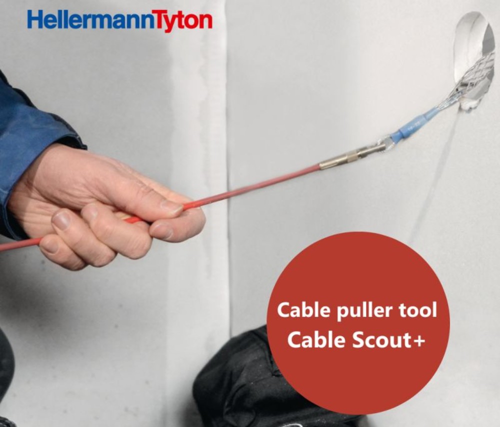 HellermannTyton gør kabelinstallation i lofter og vægge lettere med Cable Scout+