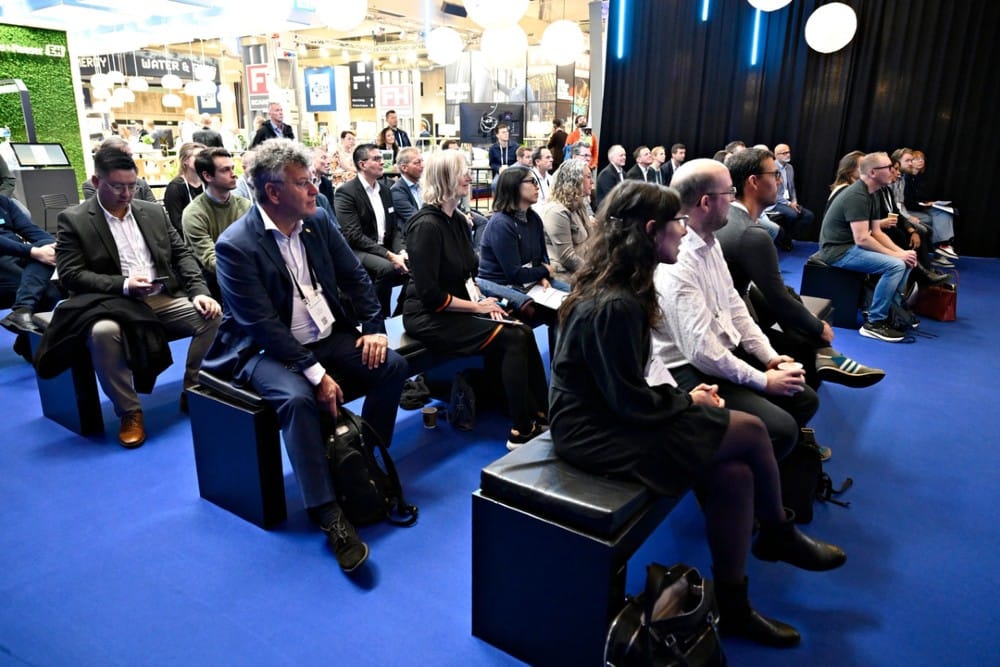 EHEDG byder på et sceneprogram, der beskæftiger sig med temaerne 'Viden og Kompetenceudvikling', 'Hygiejnisk Risikovurdering og Risikostyring' og 'Robotteknologi til Fremtidens Fødevarefabrik'. Foto: MCH/Lars Møller.