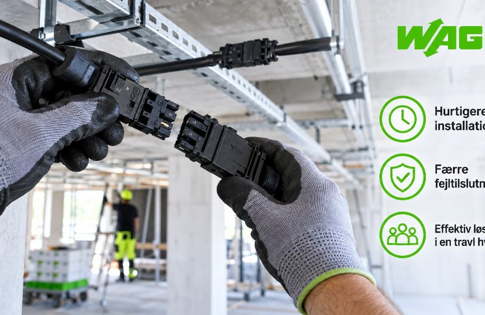 Hurtigere installation med WAGO connectors