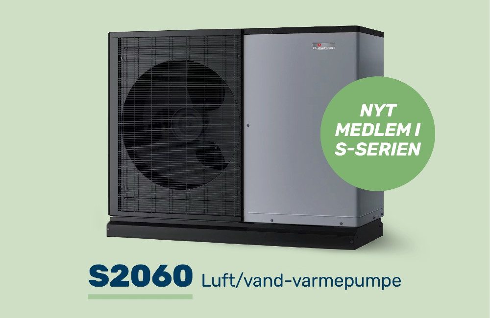 Luft-vand-varmepumpe S2060 fra Vølund