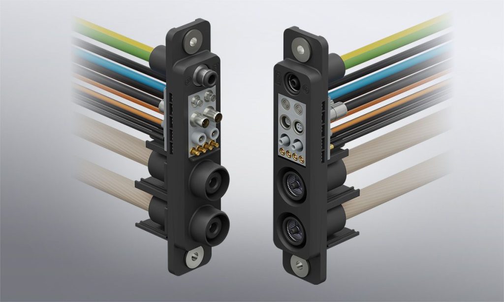 ODU-MAC® Power Connector fås med to eller tre effektkontakter