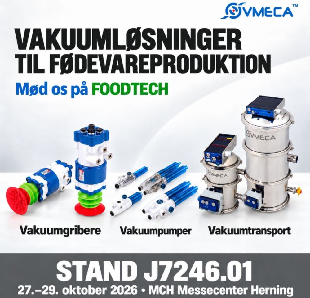 VMECA – innovativ vakuumteknologi til moderne automation
